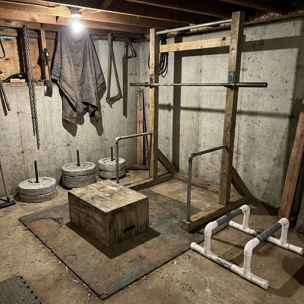 Budget-Friendly DIY Equipment home gym examples